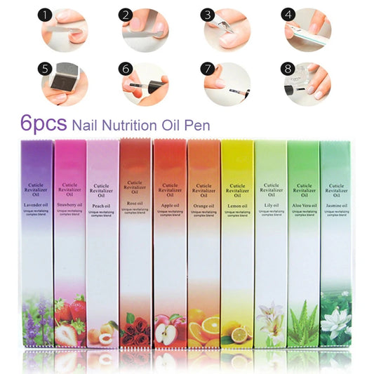 Aceite nutritivo para uñas con 15 aromas, lápiz para tratamiento de uñas, aceite revitalizador de cutículas, previene el envejecimiento de las uñas, esmalte de uñas, nutre la piel, tratamiento de uñas