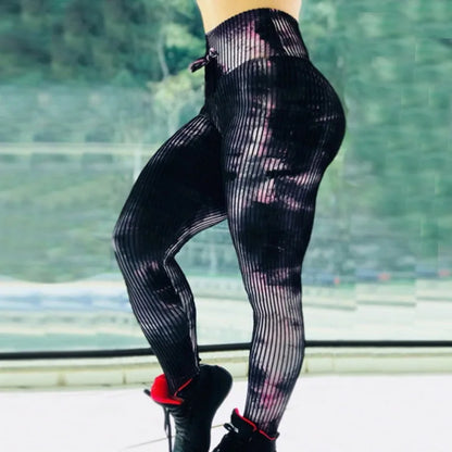 Women Seamless Printing Yoga Pants Super Stretchy Gym Tights High Waist Running Pants Leggings Sport Women Fitness