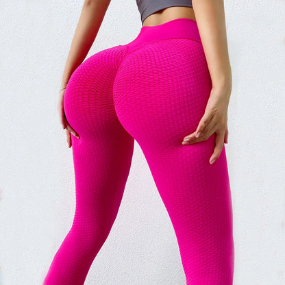 Mallas deportivas INLUMINE Honeycomb para mujer, leggings de yoga, pantalones gruesos, medias de cintura alta, muy elásticas, sin costuras, para gimnasio, efecto push-up.