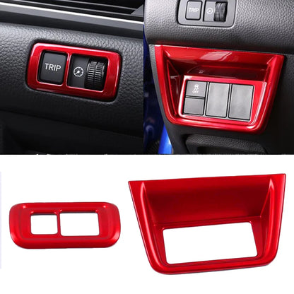 Embellecedor de marco para salida de aire interior de Honda Accord 10.º (2018-2020), color rojo, ABS, para palanca de cambios, reposabrazos.