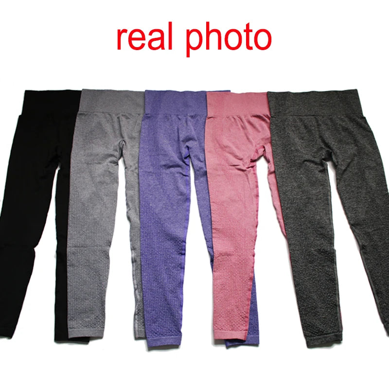 Leggings de yoga para mujer LANTECH, pantalones deportivos para correr, ropa deportiva elástica, leggings de compresión para gimnasio, cintura alta, sin costuras.