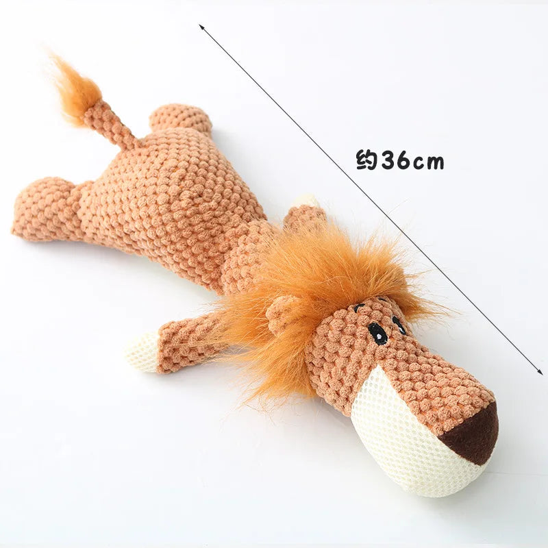 Juguete de peluche para cachorros de dibujos animados, juguete masticable con chirrido para perros pequeños, productos para rechinar los dientes, accesorios para perros.