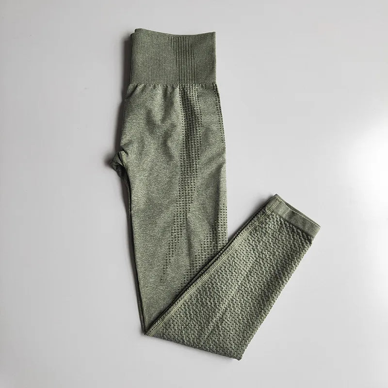 Leggings de yoga para mujer LANTECH, pantalones deportivos para correr, ropa deportiva elástica, leggings de compresión para gimnasio, cintura alta, sin costuras.