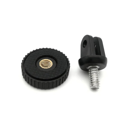 Adaptador de trípode para GoPro 13 12 11 10 9 8 7 6 5 4 3 2 1/4-20 Adaptador de tornillo para Go Pro Hero YI 4K SJ4000 EKEN H9R DBPOWER