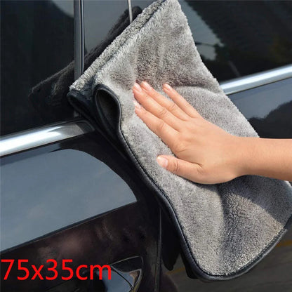 Toalla de microfibra para lavado de autos, súper absorbente, paño para limpieza y detalles, toallas para el cuidado del auto, toallas de secado, paños de limpieza y pulido.