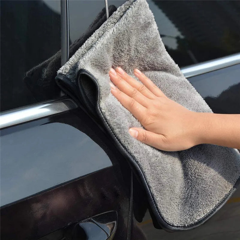 Toalla de microfibra para lavado de autos, súper absorbente, paño para limpieza y detalles, toallas para el cuidado del auto, toallas de secado, paños de limpieza y pulido.