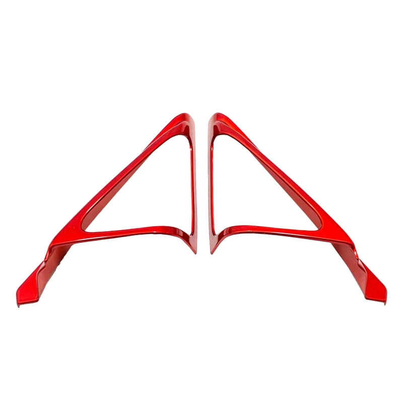 Embellecedor de marco para salida de aire interior de Honda Accord 10.º (2018-2020), color rojo, ABS, para palanca de cambios, reposabrazos.
