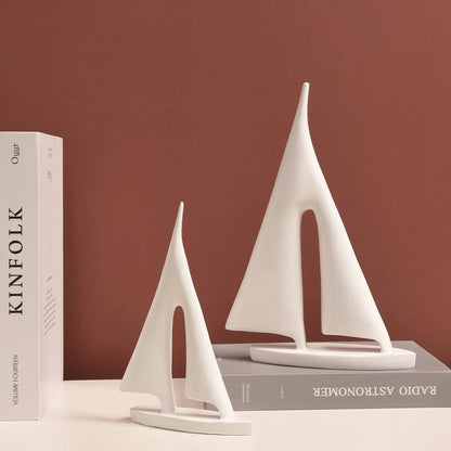 Escultura moderna para decoración del hogar, decoración de barcos, decoración de estatuas, esculturas y estatuas artísticas, decoración de la oficina en casa.