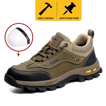 Zapatos de seguridad nuevos para hombre, zapatos de trabajo resistentes a perforaciones, zapatos de protección para hombre, botas de trabajo resistentes al desgaste, botas tácticas