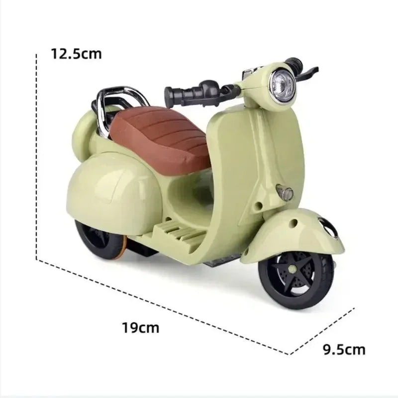 Regalos de cumpleaños para niños, juguetes con luces y música, minimotos eléctricas, accesorios para muñecas, divertidos y lindos accesorios para muñecas.