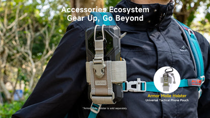 【Estreno mundial】Ulefone Armor 33 Pro 5G Teléfono resistente con batería de 25500 mAh, 512 GB de ROM, pantalla trasera de 6,59" y 3,4" a 120 Hz, NFC y Android.