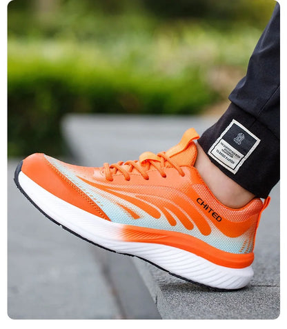 Nuevo calzado de seguridad para hombre, de cuatro estaciones, con puntera de acero antiaplastamiento y antiperforación, suela blanda antideslizante, para trabajo.