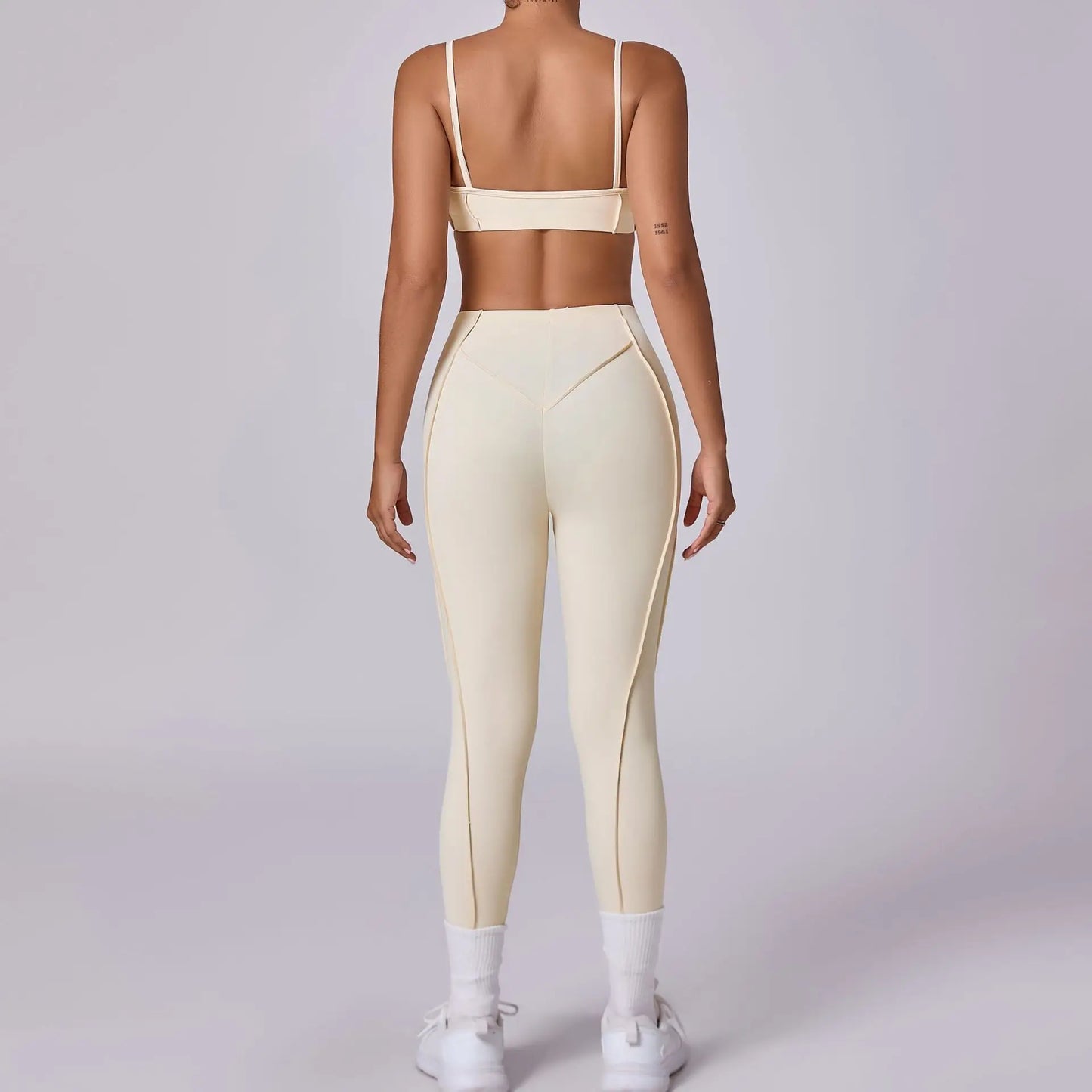 2025 New Yoga Set  2Pcs Sports Suit Women Sexy Workout Bra Suit Running Gym High Waist Legging Quick Dry Tight Yoga Clothing