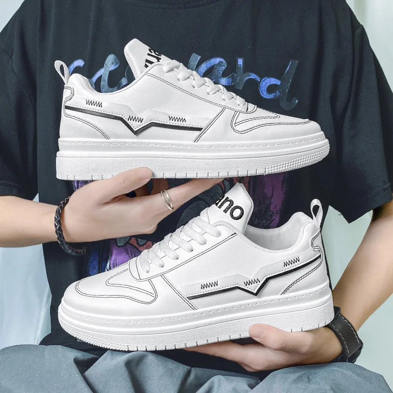Nuevos zapatos de hombre de gran tamaño, zapatos deportivos casuales de moda, zapatillas de plataforma para hombre, zapatos de gamuza transpirables para correr, mocasines para hombre