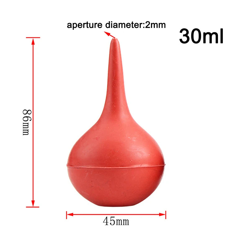 Jeringas de goma portátiles, limpias y duraderas, con ventosas de 89 ml, 75 ml, 60 ml y 30 ml, para uso familiar y doméstico.