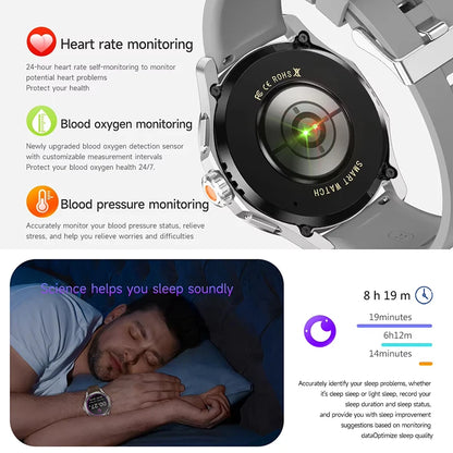 S4 Ultra para Xiaomi Pulsera Inteligente Reloj para Hombre Pantalla AMOLED HD Llamadas Bluetooth GPS Trayectoria NFC Frecuencia Cardíaca Brújula SmartWatches