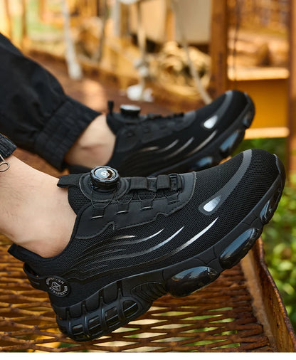 Work Safety Shoes Men Women Steel Toe Sneakers Air Cushion Indestructible Security Protection Safety Boots Size 47 48 Footwear