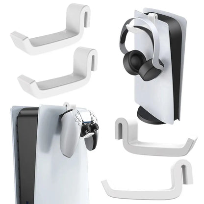GAMINJA P512 - Soporte de pared para auriculares y juegos, compatible con consola PS5 y otros accesorios