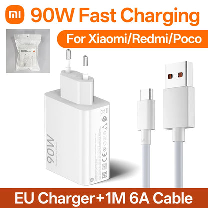 Xiaomi 90w Original Charger Turbo Charge Cargador Adapter Xiaomi 15 Ultra 15 14 Poco X7 Pro F7 Pro F7 F6 Redmi Note 14 Pro+ Pad