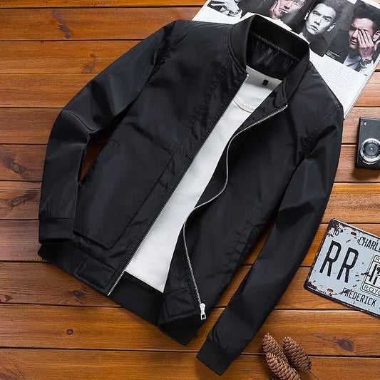Nueva chaqueta de piloto de estilo coreano de moda para hombre, primavera 2023, corte holgado, material fino, estilo informal, chaqueta de primavera y otoño