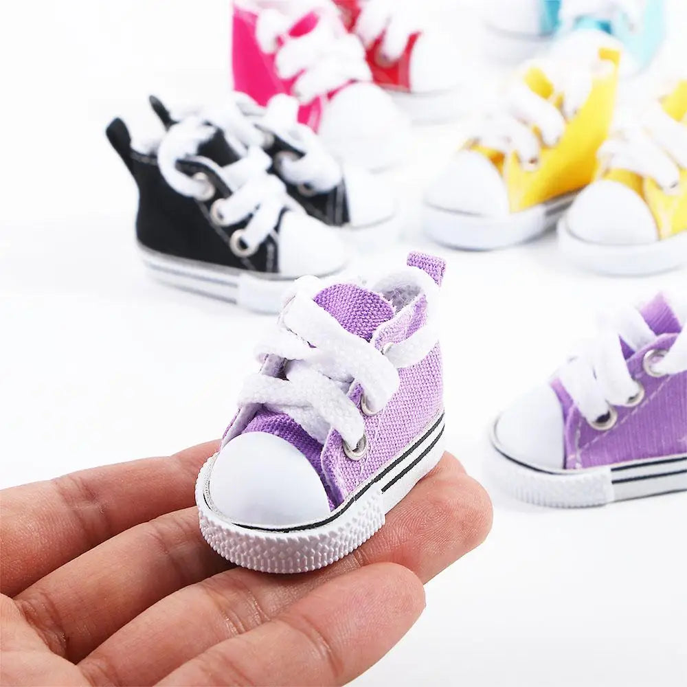 Accesorios para muñecas 1/6, zapatos casuales para niños, minizapatos, zapatos para muñecas BJD, zapatos de lona para muñecas, zapatillas para muñecas, zapatos para muñecas.
