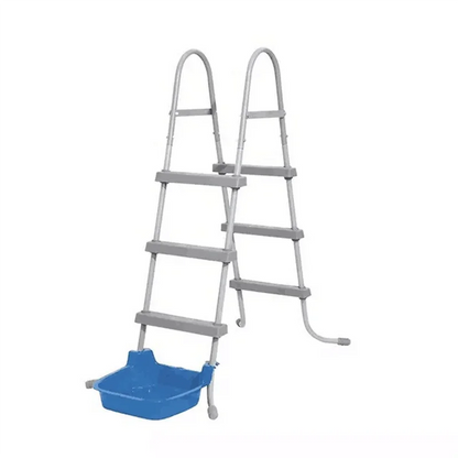 Bañera de pies antideslizante para piscinas elevadas y spas para lavarse los pies con arena. Se monta en la escalera de la piscina.
