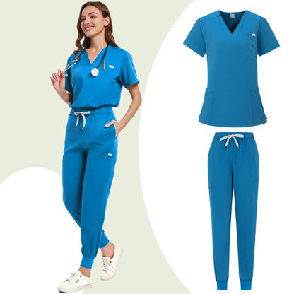 Uniformes de salón de belleza, uniformes de spa de manga corta para mujer, uniformes de dentista, enfermeras, uniformes médicos, ropa de trabajo