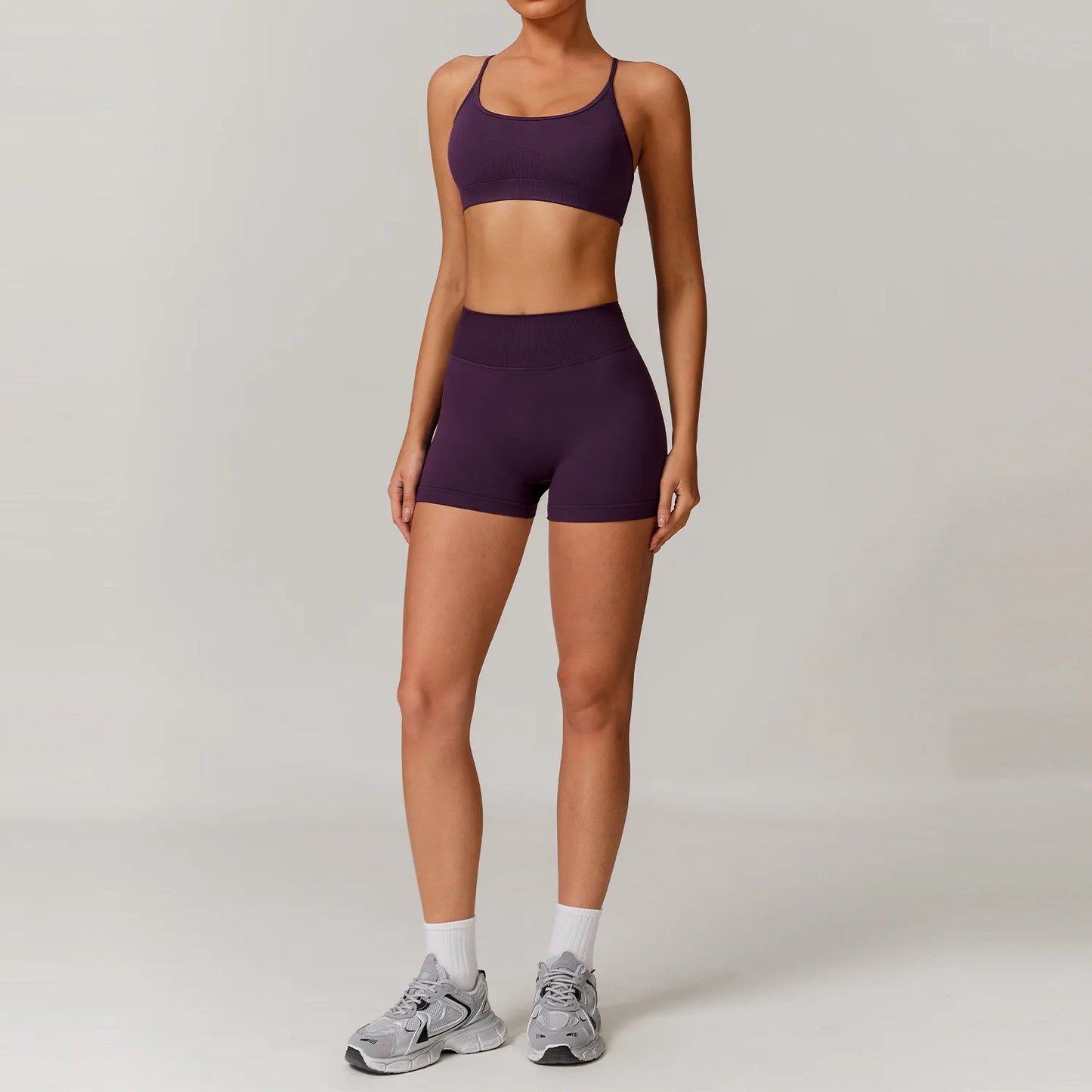 Conjunto de yoga deportivo sin costuras para mujer, 2 o 3 piezas, ropa deportiva para gimnasio, conjuntos de yoga para mujer, chándales, sujetador deportivo, leggings para gimnasio