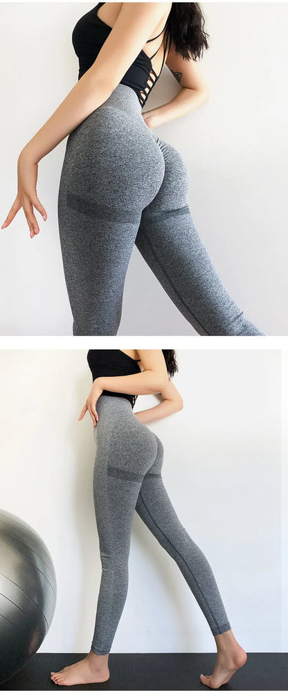 Conjunto deportivo para mujer, top deportivo, leggings de yoga, sujetador deportivo, leggings sin costuras para realce de glúteos.