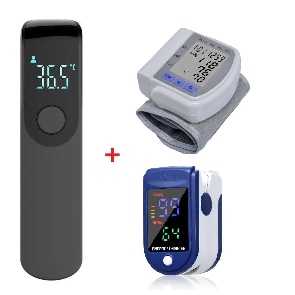 Tensiómetro digital de muñeca, tensiómetro automático, tonómetro y monitor de frecuencia cardíaca.