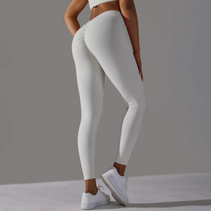 Women Seamless Solid Leggings Knitted High Waist Sports Leggings Fashion Hip Lifting Running Yoga Sport Gym Tights Pantalones