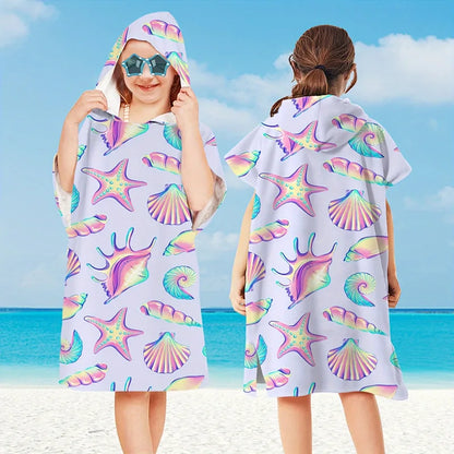 Accesorios para bebés, bata de baño con dibujos animados para niños, capa con capucha, toalla de playa, bata de baño con dibujos animados para bebés y niños.