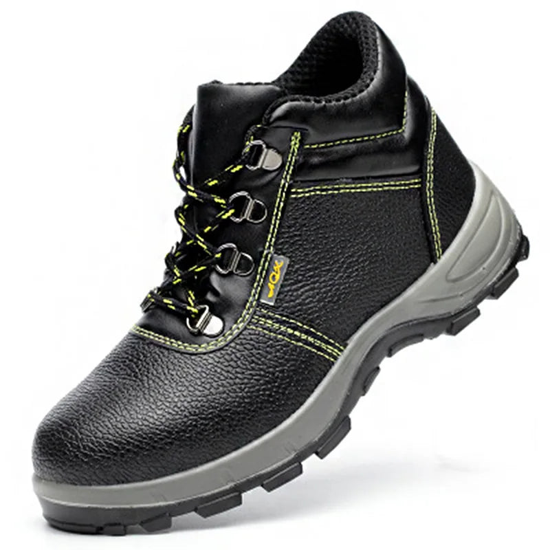 Work Safety Shoes Men Waterproof Slip On Male Breathable Work Steel Toe Shoes Electrical Insulation Construction Sneakers