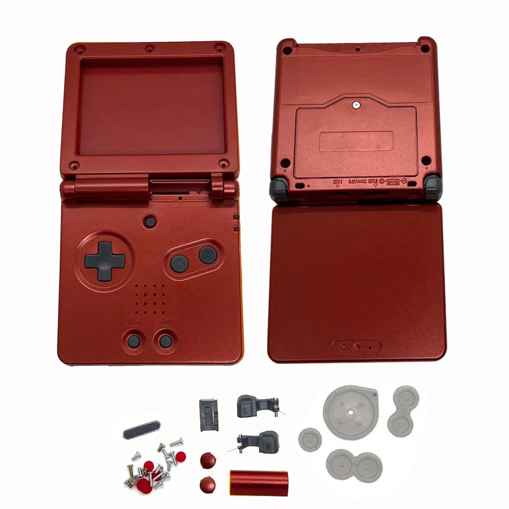 Carcasa original de repuesto de alta calidad para consola Gameboy Advance GBA SP con juego de accesorios.