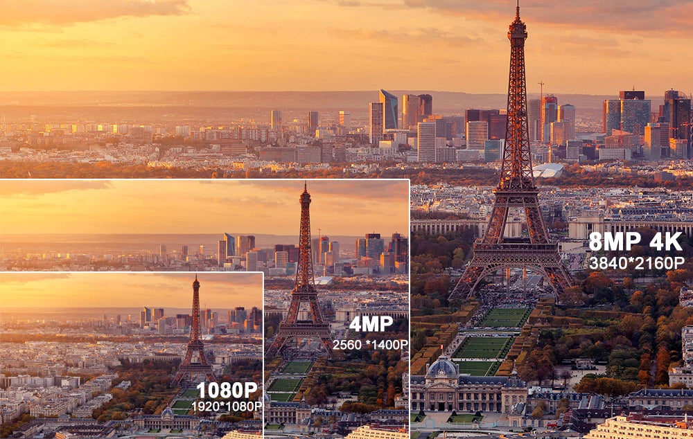 Cámara IP exterior 4K de 8 MP con PTZ, zoom 30x, varifocal, Onvif, H.265, domo, PoE, audio, IMX415, protocolo Hikvision.