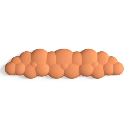 Alfombrilla de ratón con reposamuñecas para teclado, nube, antideslizante, espuma viscoelástica, para escritorio, oficina, gamer, ratón, reposamuñecas