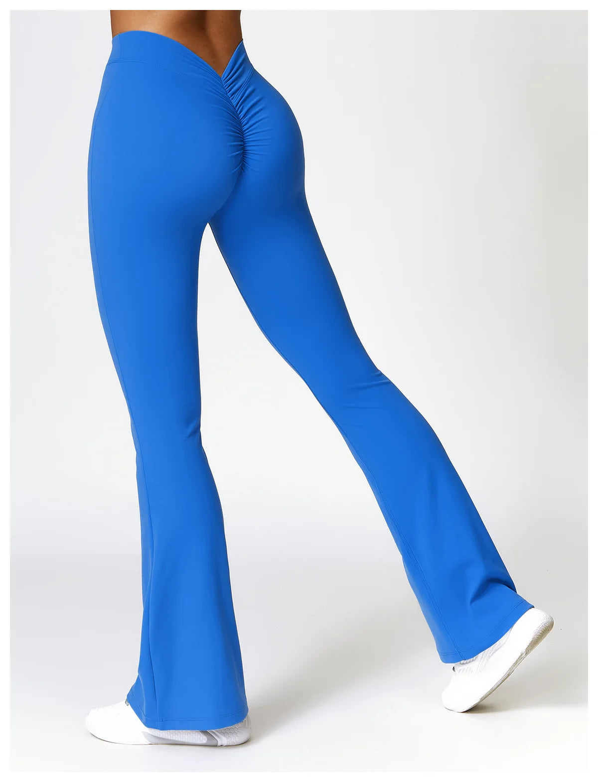 Pantalones de yoga de cintura alta y pernera acampanada para mujer, pantalones de pierna ancha para mujer, pantalones deportivos para gimnasio, entrenamiento físico, pantalones acampanados para baile latino.