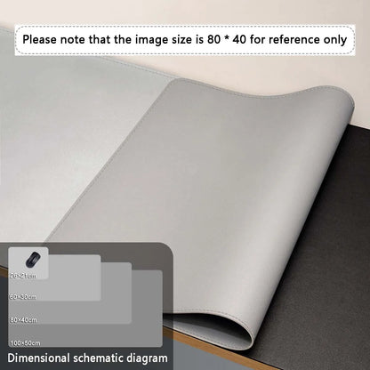 Alfombrilla de ratón de gran tamaño para escritorio de oficina, protector de piel sintética, impermeable, para teclado de escritorio, para juegos, accesorios para PC