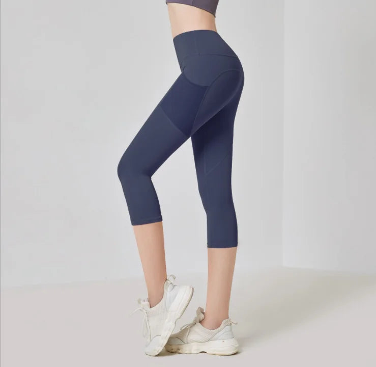 Leggings deportivos de cintura alta con bolsillos, ideales para fitness, correr y hacer ejercicio. Nuevos modelos 2023. Pantalones deportivos de secado rápido para mujer. Perfectos para entrenar y hacer yoga.