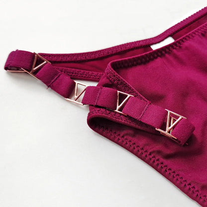 Tanga sexy sin costuras para mujer, ropa interior, bragas, bragas con estampado de cebra y flores, tiro bajo, de lujo, con hebilla de metal, bikini para chicas, bragas femeninas