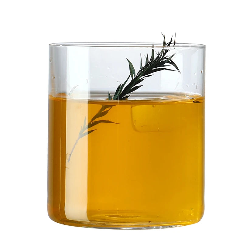 4 vasos de whisky ultrafinos, ideales para cócteles, bourbon y whisky, de 350 ml.