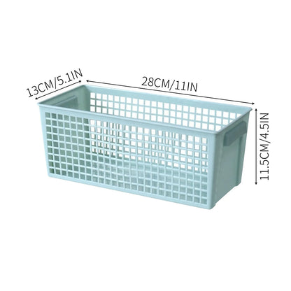 Cesta de almacenamiento para el hogar, cesta de organización moderna clásica, base antideslizante, fácil de desmontar, adecuada para cocina y baño.