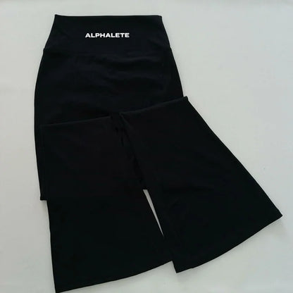 ALPHALETE Fashion Yoga Pants Spice Pilates Girls Summer New High Quality Hip Lift New Sports Fitness Elastic Long INS Hot Sales