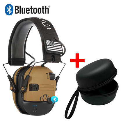 Orejeras de seguridad electrónicas para tiro táctico, protección auditiva, reducción de ruido, protector auditivo activo delgado para caza
