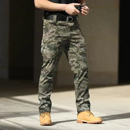 Tactical Cargo Pants Men Combat Trousers Army Military Pants Multiple Pockets Working Hiking Casual Men's Trousers Plus Size 6XL