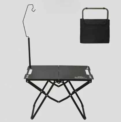 Mesa de comedor plegable multifuncional para exteriores, de aleación de aluminio, para acampar, portátil, para barbacoa, para picnic y camping.
