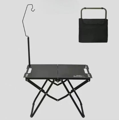Mesa de comedor plegable multifuncional para exteriores, de aleación de aluminio, para acampar, portátil, para barbacoa, para picnic y camping.