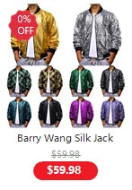 Camisas clásicas negras estampadas y bordadas para hombre, solapa de seda, manga larga, corte formal exquisito, ideales para eventos de negocios y fiestas. Barry.Wang CY-0407