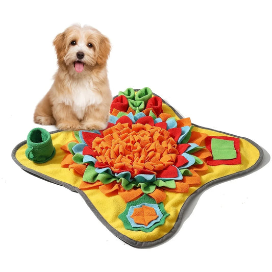 Alfombrilla olfativa para perros, rompecabezas interactivo para combatir el aburrimiento, que fomenta la búsqueda natural de alimento.