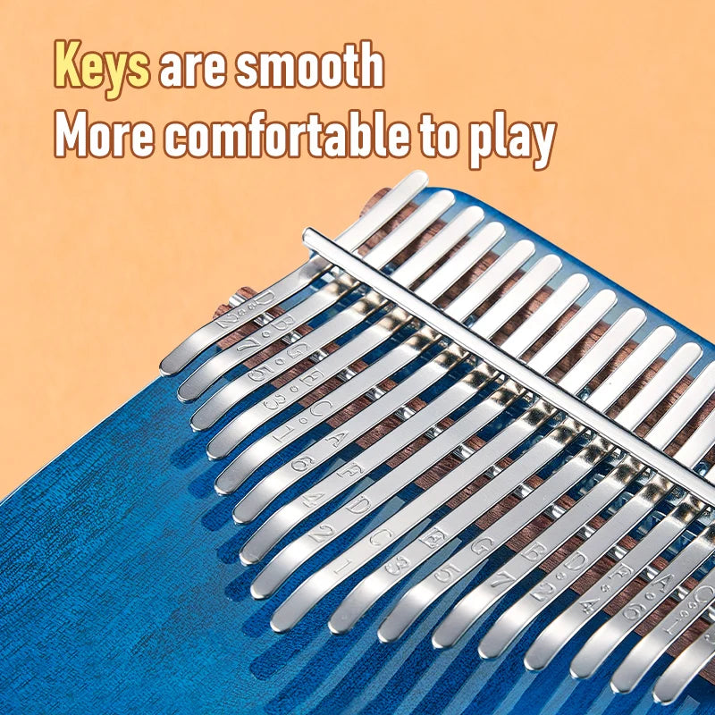 Piano de pulgar Kalimba de 21 teclas con diseño de ciervo: ideal para principiantes, regalo de cumpleaños perfecto, accesorios de piano, regalo de piano.